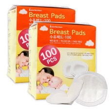 퍼펙션 부드러운 수유패드 빠른흡수, 100개입, 2개