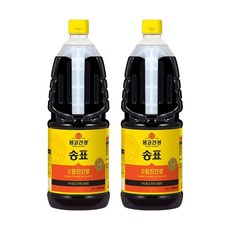 (인정식탁)몽고식품 송표 으뜸진간장 1.8L x 2개