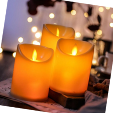 흔들리는 LED 캔들 촛불 감성 무드등 건전지용, 12.5cm