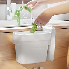 ASSARE 廚房掛式廚餘桶, 白色