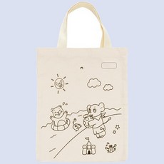공예 채색활동 한국지도 캔버스 미술놀이 그림가방