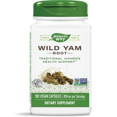 Nature's Way 然萃維 野生山藥根 425mg V-Caps, 180顆, 1個