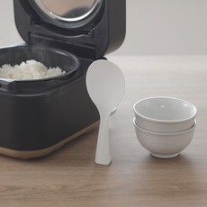 마르나 키와미 밥주걱 밥풀안붙는 스탠딩 주걱, 화이트, 1개