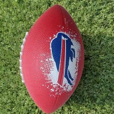 XY 美式前鋒橄欖球6號 標準充氣 幼兒童學生版 青少年 內外防滑耐磨道具, 美式6號橄欖球藍紅牛, 1個