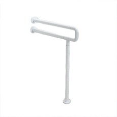 키밍 안전바 욕실 화장실 노인 환자 장애인 보조 변기 손잡이, 화이트, 1개