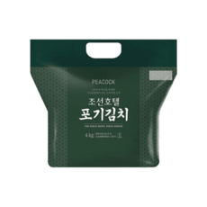 peacock 조선호텔 포기김치 냉장, 4g, 1개