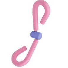 PVC 다리 허벅지 운동가 체육관 스포츠 허벅지 마스터 다리 근육 팔 가슴 허리 운동가 운동 기계 체육관 홈 피트니스 장비, OPP 핑크, 1개
