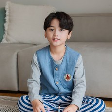 [삐삐롱]코코베어BL 코튼누빔 반조끼