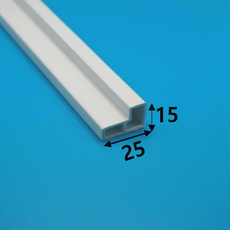 천장몰딩 PVC몰딩 25x15 계단몰딩 (길이 2.4미터), 1개