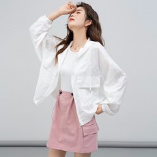 YANGTA 여성 자외선 차단 재킷 여름 집업 얇은 시원하고 초경량 코트입니다 -92A