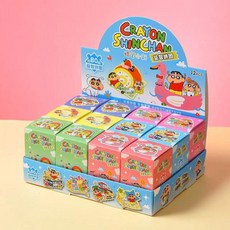 ROBOTIMETOYS 蠟筆小新益智拼圖, 1個, 蠟筆小新拼圖  12小盒  展示盒