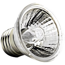 PJ小舖 爬蟲加熱燈泡 陸龜曬背燈 UVA UVB 保暖燈, 銀, 1個