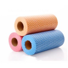 롤행주 뜯어쓰는 행주 부직포 설거지 일회용 타월 티슈, 레드