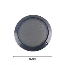 YY30 23456.5810 인치 블랙 스피커 메쉬 링 자동차 스피커 장착 장식 링, 18.4 cm, [07] 18.4 cm, 1개