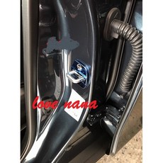 日產 Kicks 專用 防鏽門鎖扣裝飾蓋, 鍍藍款, 1個