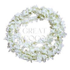 그코 조화 넝쿨 (화이트) 꽃넝쿨