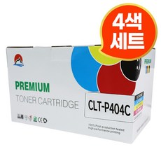 삼성 CLT-404S 토너 SL-C433 C483W C483FW C430W, 4색 세트, 1개