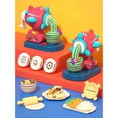 클레이 찰흙 놀이 세트 아이스크림 국수 만들기 점토 놀이, 1개
