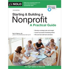 (영문도서) Starting & Building a Nonprofit: A Practical Guide Paperback, NOLO, English, 9781413331516