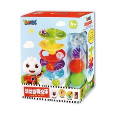 FOOD超人 幼幼配對寶盒/多元智慧三角體/寶寶滾筒遊戲/幼幼旋轉滾球/寶寶觸覺球 風車圖書 6個月以上, 1個, FOOD超人-幼幼旋轉滾球