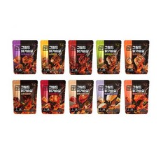 한끼통살 그릴드 닭가슴살 10종 맛보기세트 (10종X1팩), 1개