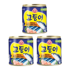 오뚜기 고등어, 3개, 280g