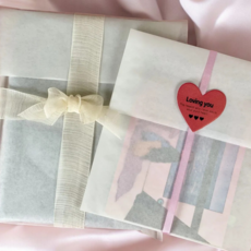 트레싱지 노루지 선물 봉투 구디백 트레이싱 반투명 20장, M (180 mm x 150 mm)