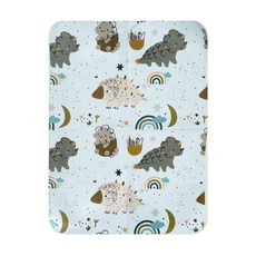 雪倫小舖嬰兒冰絲尿布墊，防水隔尿保潔墊，透氣涼爽，寶寶舒適好眠, 恐龍寶寶, 1個