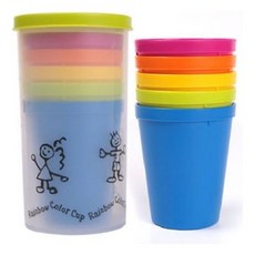 코멕스 플라스틱 파티컵 소형 5P 세트 색상 혼합