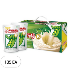 삼육두유 달콤한 두유 B 파우치, 190ml, 135개