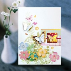 아트박스/프롬앤투 홀로그램나비카드 FT1038-6