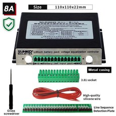 리튬 및 Lifepo4 배터리 팩 용량 모듈 밸런서 이퀄라이저 5A 8A 12A 4-24S 13S 16S, China Mainland, 4S-13S 8A With Case
