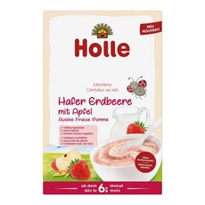 홀레 이유식 우유죽 오트 사과&딸기 250g