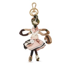 푸치 이리드 프린트 실크 키체인