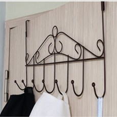 다있군샵 도어 행거 정리보조, 브라운