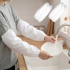 피플피 작업용 방수 팔토시 4p, 화이트