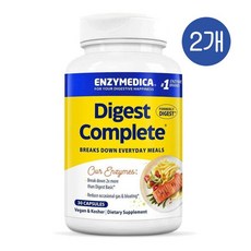 엔자이메디카 다이제스트 컴플리트 엔자임 캡슐 Enzymedica Digest Complete, 30정, 2개