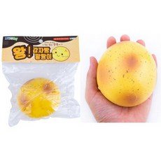 왕 감자빵 말랑이 10cm 1개 대왕 감자빵 말랑이 감자스퀴시 감자슬랑이 감자주물럭 감자스트레스볼 감자 왁스 뿌기시