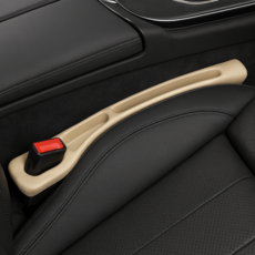 헤인느 전차종 호환 차량 틈새 쿠션 빠짐 방지 사이드 포켓 자동차 수납 좌우세트, 2개, 베이지