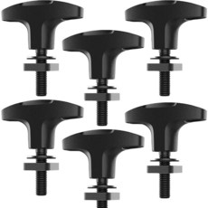 GPCA - 타이 다운 메탈 D-플레이트/D-버클 설치가 쉬운 트럭 타이 다운 카고 커버 마운트와 호환 4xe JL JT JK TJ 등을 위한 튼튼한 지프 랭글러, 6