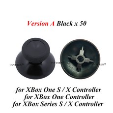 IVYUEEN 50 PCS 교체 조이스틱 Xbox One 시리즈 X S 코어 무선 컨트롤러 엄지 그립 캡용 썸스틱 아날로그 스틱, [02] Version A, 1개