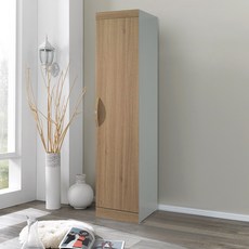 솜씨방 심플 친환경 E0 400 틈새옷장 (이단봉형) 낮은 신혼부부 원룸, 아카시아