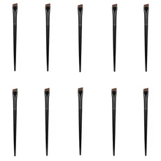 새로운 2 개/대 눈썹 윤곽 브러시 아이 라이너 휴대용 작은 각도 여성 메이크업, 01 10Pcs Big