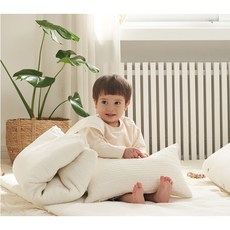 롤베이비 피그먼트 낮잠이불 부드럽고 도톰한 순면 낮잠이불 베개 이불 패드국내생산, 허니비