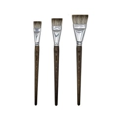 EOEO 1225 양모짧은평필 이오이오붓 수채화평붓 아크릴붓 유화붓, 30mm