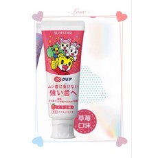SUNSTAR 三詩達 巧虎兒童牙膏 草莓口味 70g 氟素+Palatinit配方, 1個, ❇️草莓