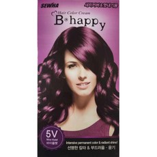세화피앤씨 비해피 헤어 컬러 크림, 5V 바이올렛, 1개