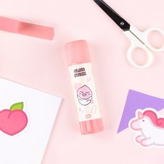 혜명생필품마트 [카카오프렌즈] 글루스틱 어피치 25g - 개 (1개입) 접착풀 고체풀 종이풀 사무용풀 스틱풀