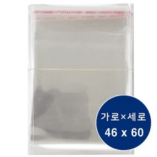 (접착식)opp봉투[ 46 x 60 ] 넉넉한 4절크기 큰비닐 포장봉투(100매), 1개