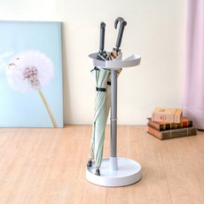 天空樹生活館 日系簡約雨傘收納架 台灣製 瀝水傘架, 白色, 1個